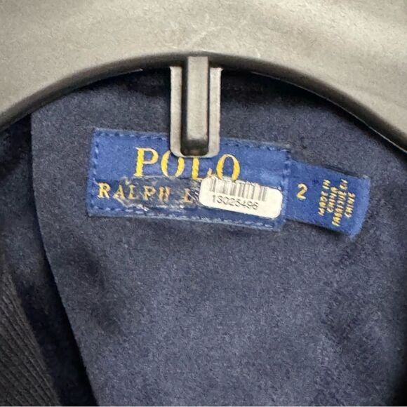 Polo Ralph Lauren navy blue Blazer gold buttons size 2 women’s - Picture 2 of 4